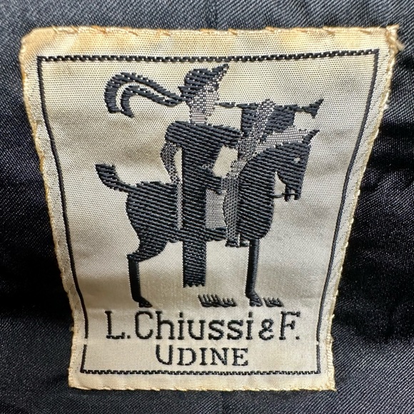 RARE Vintage Italian Custom Tailored L. Chiussi & F. Udine Suit Jacket M - Picture 4 of 5